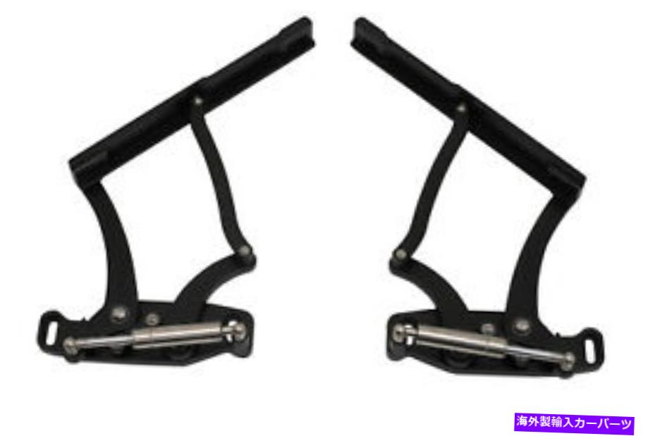 hood panel 1965 1966 1967 Impala Hood Hinges Billet Aluminum Black Eddie Motorsports USA 1965 1966 1967 Impala Hood HInges Billet Aluminum Black Eddie Motorsports USA【並行輸入品】