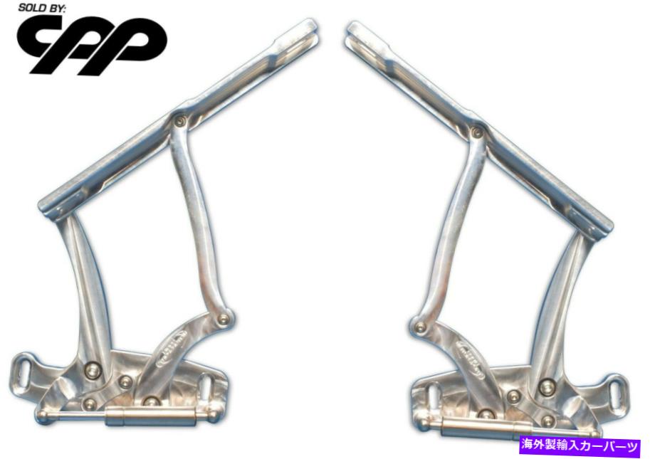 hood panel 1967-69ポンティアックファイアバードエディモータースポーツMS149-51Mビレットアルミフードヒンジ 1967-69 Pontiac Firebird Eddie Motorsports MS149-51M Billet Aluminum Hood Hinges【並行輸入品】