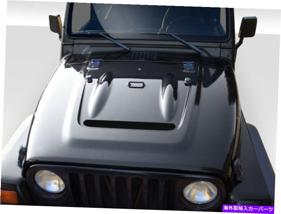 hood panel 97-06ジープラングラー用のデュラフェックス熱削減フードボディキット Duraflex Heat Reduction Hood Body Kit for 97-06 Jeep Wrangler【並行輸入品】｜Us Custom Parts Shop USDM