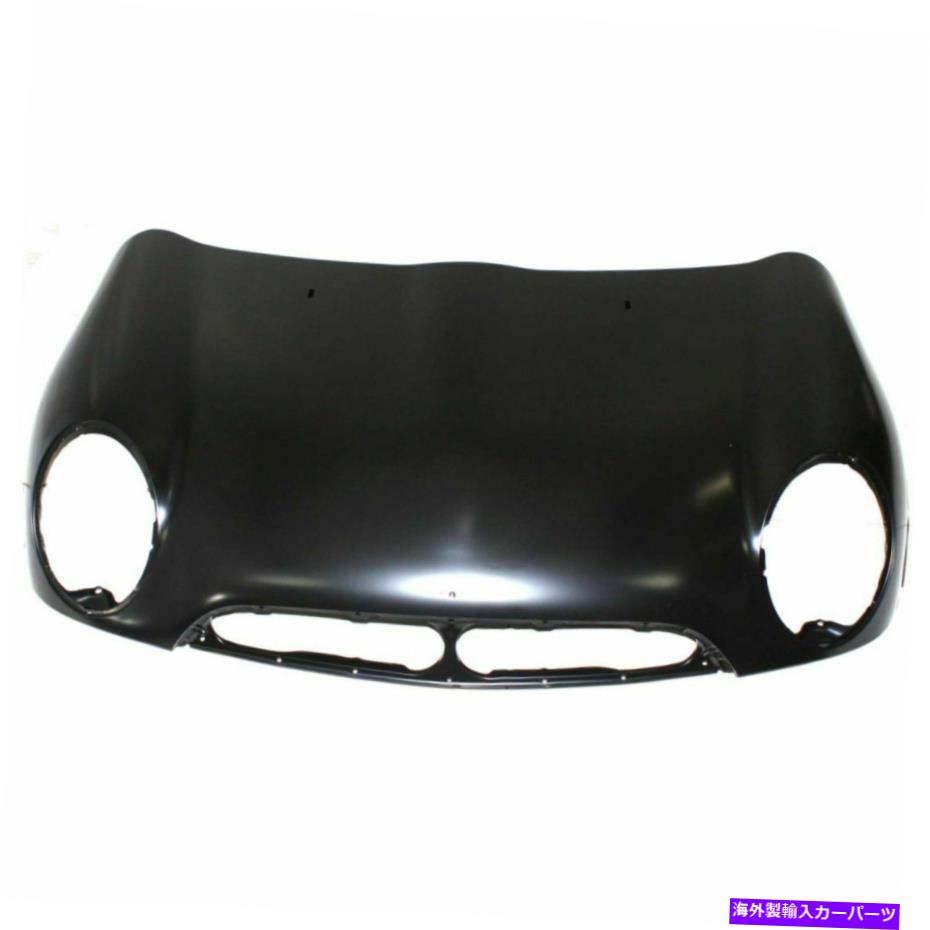 hood panel 2002年から2008年のフードフロントガラス洗濯機のノズルの穴付きミニクーパーベース Hood For 2002-2008 Mini Cooper Base w/ holes for windshield washer nozzle【並行輸入品】