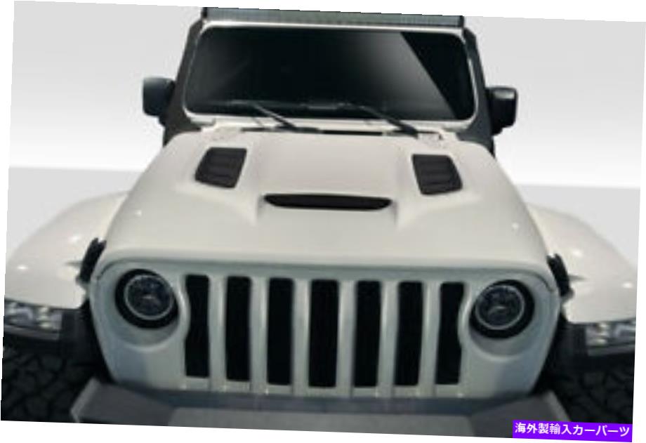 hood panel Duraflex Vortexルックフードボディキット19-22ジープラングラーグラディエーターJT Duraflex Vortex Look Hood Body Kit for 19-22 Jeep Wrangler Gladiator JT【並行輸入品】