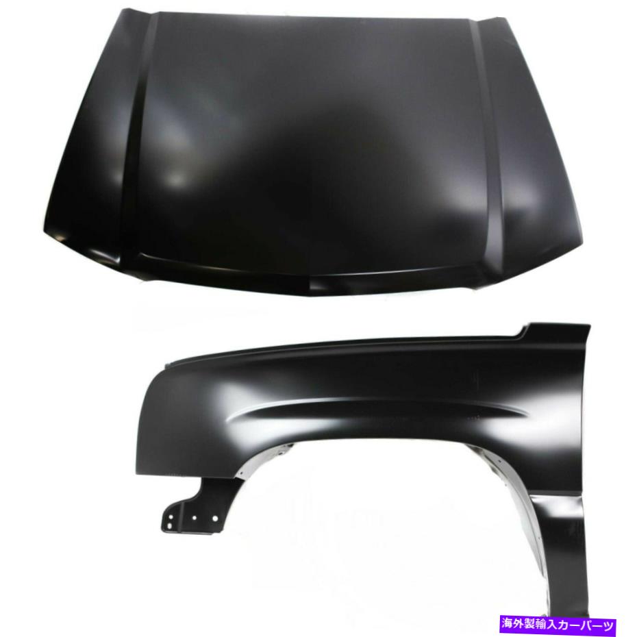 hood panel 2003-2005のフードキットシボレーシルバラード1500フィットUSAビルドモデル2PC Hood Kit For 2003-2005 Chevrolet Silverado 1500 Fits USA Built Models 2pc【並行輸入品】 156,750円