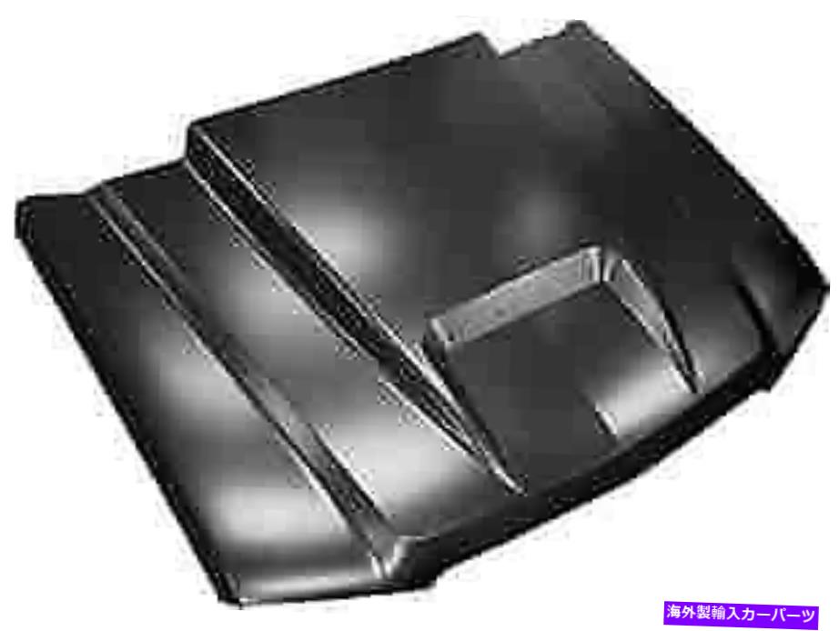 hood panel キーパーツ0856-043スチールカウル誘導フード Key Parts 0856-043 Steel Cowl Induction Hood【並行輸入品】|Us Custom Parts Shop USDM