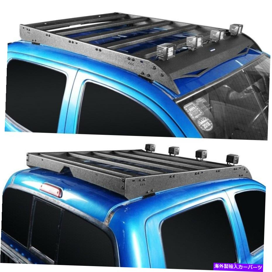 ルーフキャリア 2番目の第3世代トヨタタコマ2005-2022ダブルキャブのルーフラック荷物キャリア Roof Rack Luggage Carrier For 2nd 3rd Gen Toyota Tacoma 2005-2022 Double Cab【並行輸入品】