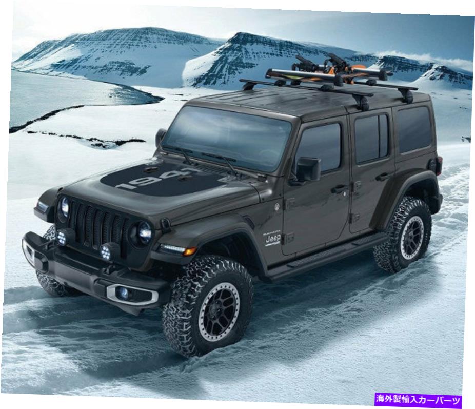 ルーフキャリア 2018-2022 Jeep Wrangler JL＆Gladiator Mopar Removableルーフラックキット82215387AB 2018-2022 Jeep Wrangler JL & Gladiator Mopar Removable Roof Rack Kit 82215387AB【並行輸入品】