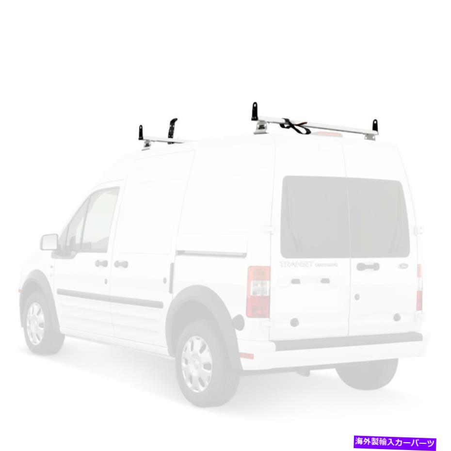 ルーフキャリア Vantech White J2000 2 Bar(A285 50 ")はしご屋根バンラック(w/ acc)w/トラック Vantech White J2000 2 Bar (A285 50") Ladder Roof Van Rack (w/ acc) w/ Tracks【並行輸入品】|Us Custom Parts Shop USDM
