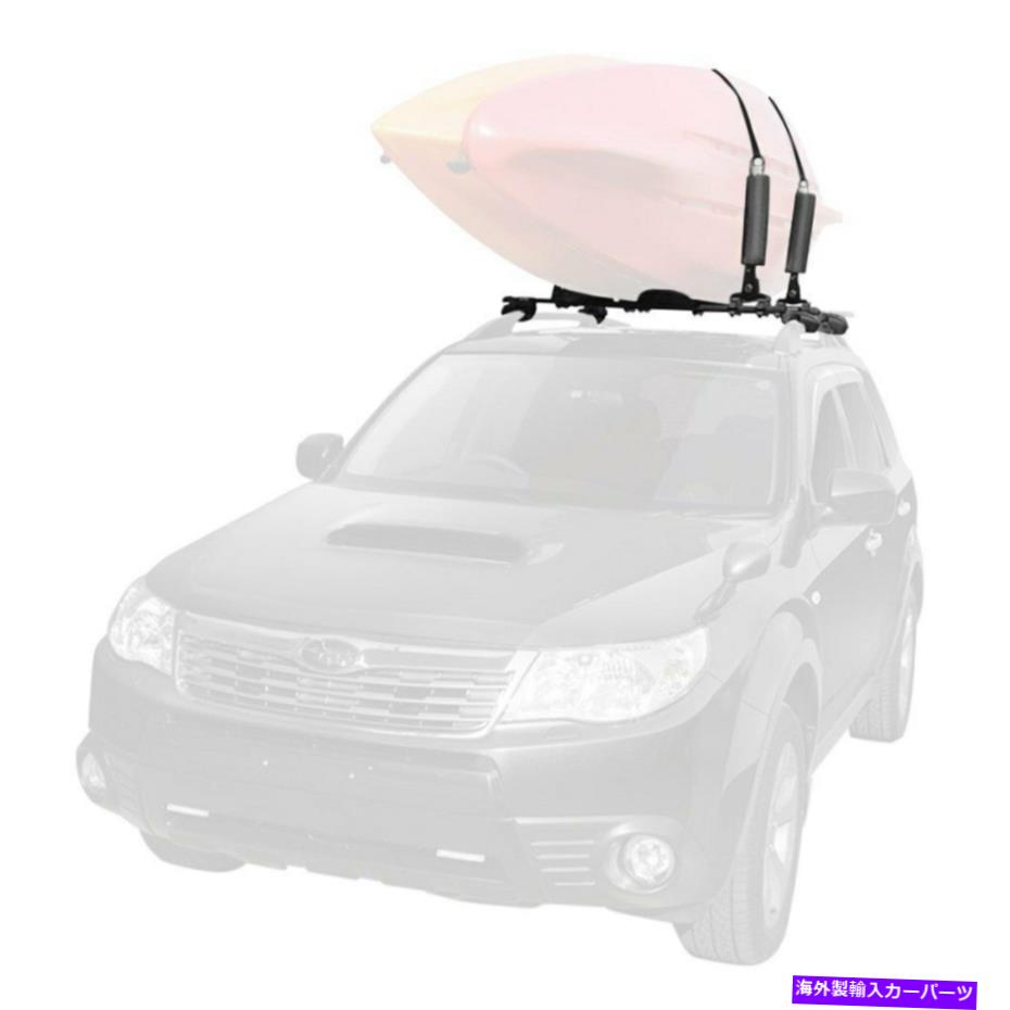 ルーフキャリア Inno ina455ブラック2カヤックキャリア INNO INA455 Black Two Kayak Carrier【並行輸入品】