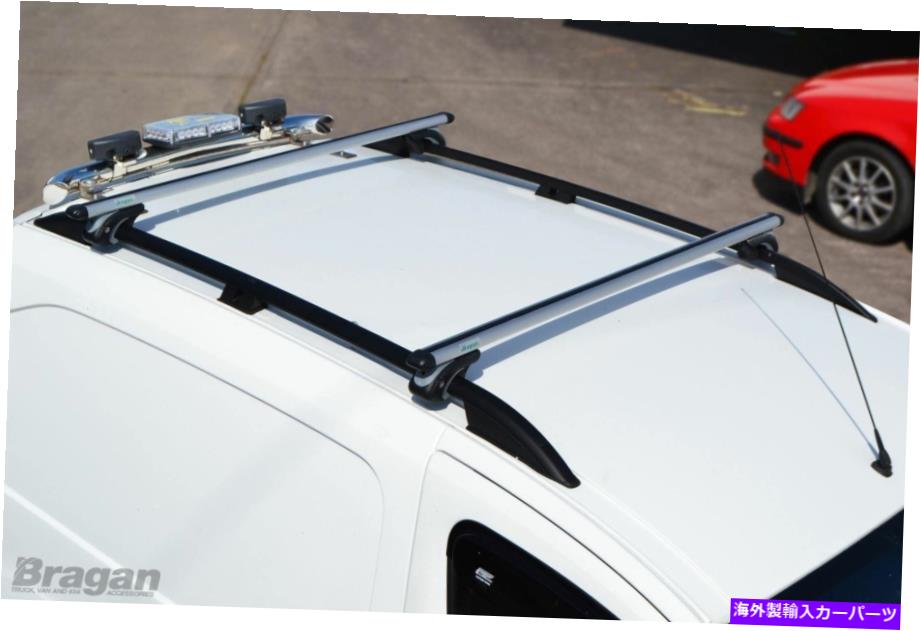 ルーフキャリア ルーフレール +クロスバー +停止フォードトランジットトーナンコネクト02-14 SWBブラック Roof Rail + Crossbar + Stops To Fit Ford Transit Tourneo Connect 02-14 SWB BLACK【並行輸入品】