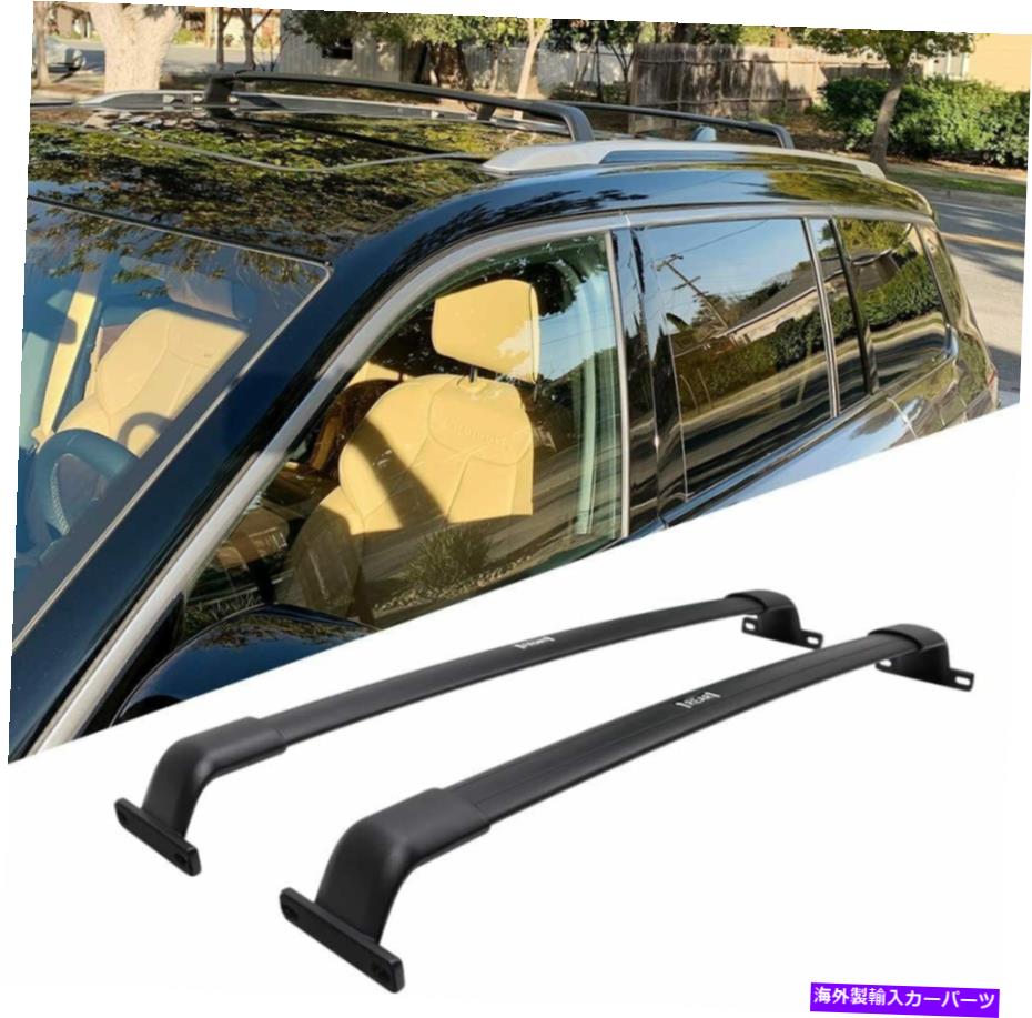 ルーフキャリア 2PCSルーフレールラッククロスバークロスバージープグランドチェロキー2022 2023 2Pcs Roof Rail Racks Cross Bars Crossbars Fits for Jeep Grand Cherokee 2022 2023【並行輸入品】