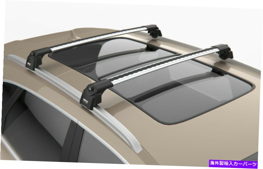ルーフキャリア タートルシルバーエアV2ルーフレールラックインフィニティQX30 2016-17-18-2019用クロスバー Turtle Silver Air V2 Roof Rail Racks Cross Bar for Infiniti QX30 2016-17-18-2019【並行輸入品】