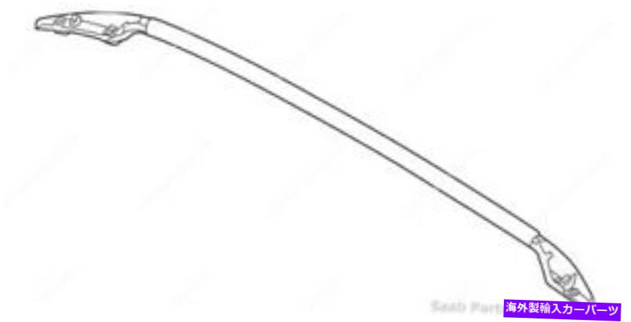 ルーフキャリア Saab Original 9-3ルーフレール - シルバー(RH)12842162 -OEM Saab Original 9-3 Roof Rail - Silver (RH) 12842162 - OEM【並行輸入品】|Us Custom Parts Shop USDM