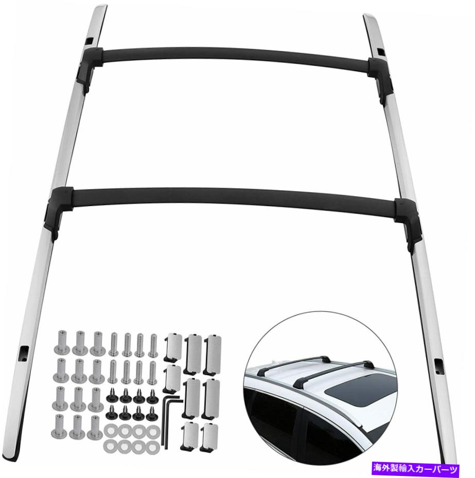ルーフキャリア 4PCSルーフラッククロスバーフィットホンダCR-V CRV 2017+キャリア荷物レール 4PCS Roof rack cross bar fits for Honda CR-V CRV 2017+ carrier baggage rails【並行輸入品】