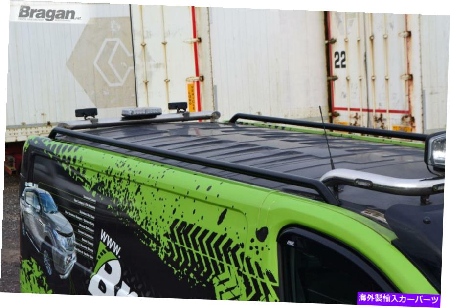 ルーフキャリア ルーフレール +クロスバー +ロードストップ Roof Rails + Cross Bars + Load Stops To Fit Nissan NV300 2014+ LWB Steel BLACK【並行輸入品】｜Us Custom Parts Shop USDM