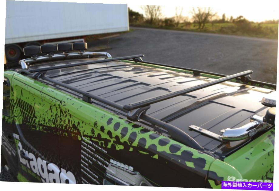 ルーフキャリア ルーフレール +メルセデスメトリス16+ ELWBアルミニウムブラックに合うクロスバー Roof Rails + Locking Cross Bars To Fit Mercedes Metris 16+ ELWB Aluminium BLACK【並行輸入品】｜Us Custom Parts Shop USDM