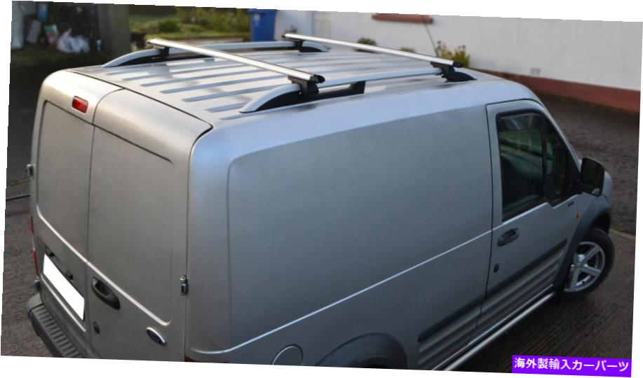 ルーフキャリア Ford Transit Tourneo Connect 02-14 LWBに適合するルーフレールとロッククロスバー Roof Rails & Locking Cross Bars To Fit Ford Transit Tourneo Connect 02 - 14 LWB【並行輸入品】