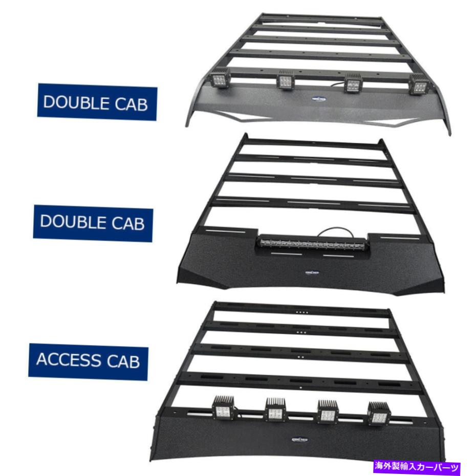 ルーフキャリア 貨物ルーフラックガターマウント付きLEDライトフィットトヨタタコマ2005-2022第3世代 Cargo Roof Rack Gutter Mount w/LED Light fit Toyota Tacoma 2005-2022 2nd 3rd Gen【並行輸入品】|Us Custom Parts Shop USDM