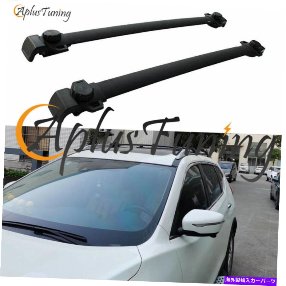 ルーフキャリア 日産ローグX-Trail 2014-2019ブラッククロスバークロスバールーフラック Fit for Nissan Rogue X-trail 2014-2019 Black Cross Bars Crossbars Roof Racks【並行輸入品】｜Us Custom Parts Shop USDM