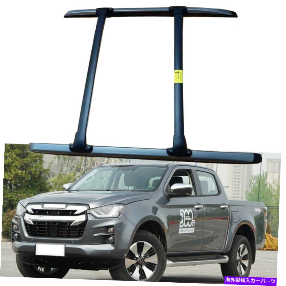 ルーフキャリア 4PCSルーフラッククロスバーフィットイソズD-Max 2019-2022荷物レールバーシルベ 4pcs Roof Rack Cross Bar Fits For ISUZU D-MAX 2019-2022 Luggage Rails Bars Silve【並行輸入品】