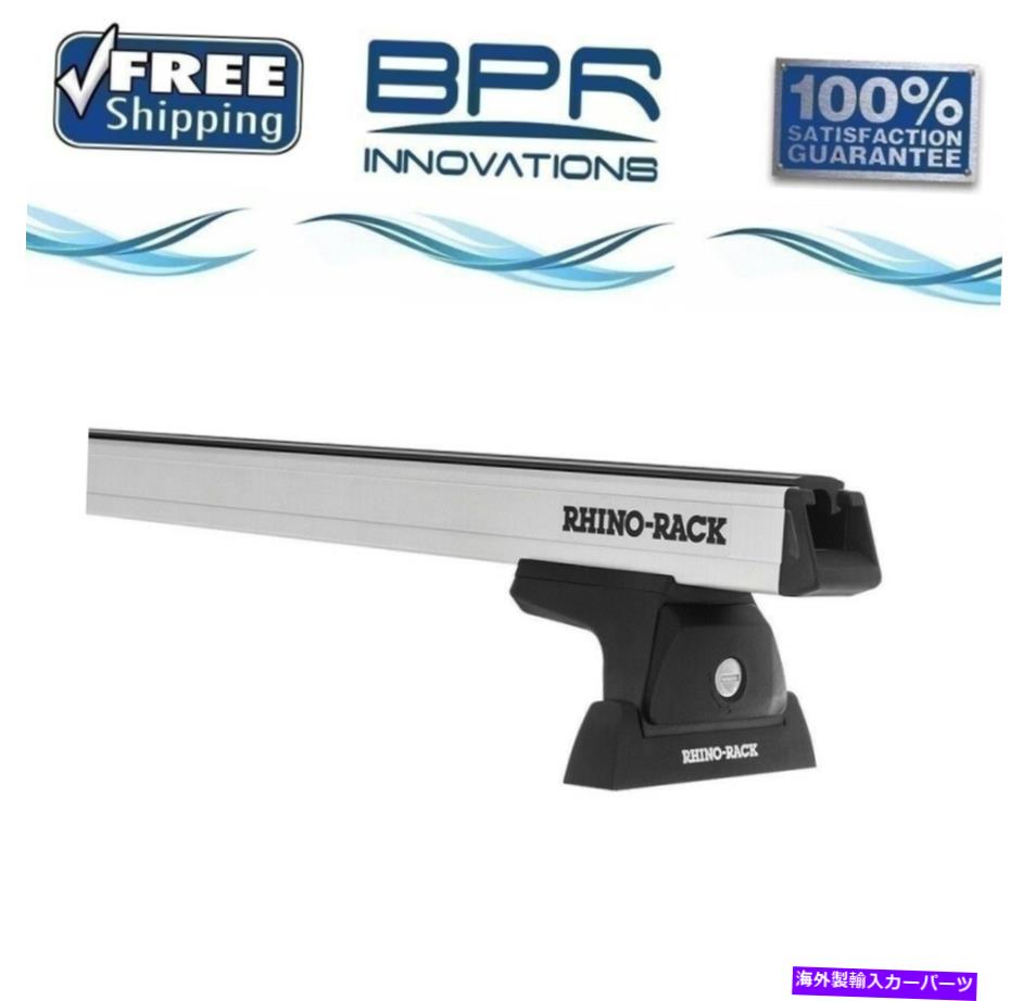 ルーフキャリア RHINOラックヘビーデューティRLT600ルーフラックシステムシルバー用ダッジRAM JA7940 Rhino Rack Heavy Duty RLT600 Roof Rack System Silver For Dodge Ram JA7940【並行輸入品】
