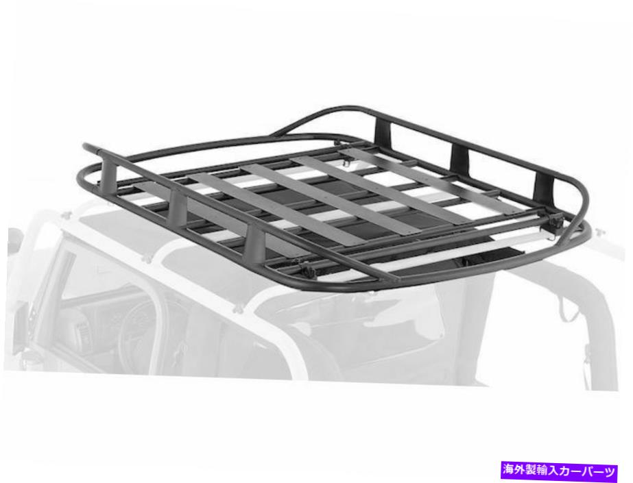 ルーフキャリア 2018年のJeep Wrangler JKルーフラックSmittybilt 44244QJ For 2018 Jeep Wrangler JK Roof Rack Smittybilt 44244QJ【並行輸入品】