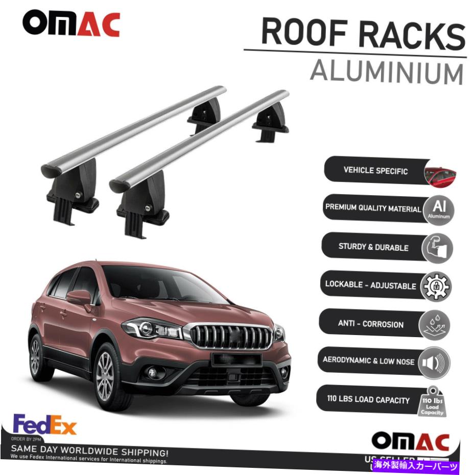 ルーフキャリア スズキSX4 S-Cross 2016-2022用の滑らかなトップルーフラッククロスバー荷物キャリア Smooth Top Roof Rack Cross Bar Luggage Carrier For Suzuki SX4 S-Cross 2016-2022【並行輸入品】｜Us Custom Parts Shop USDM