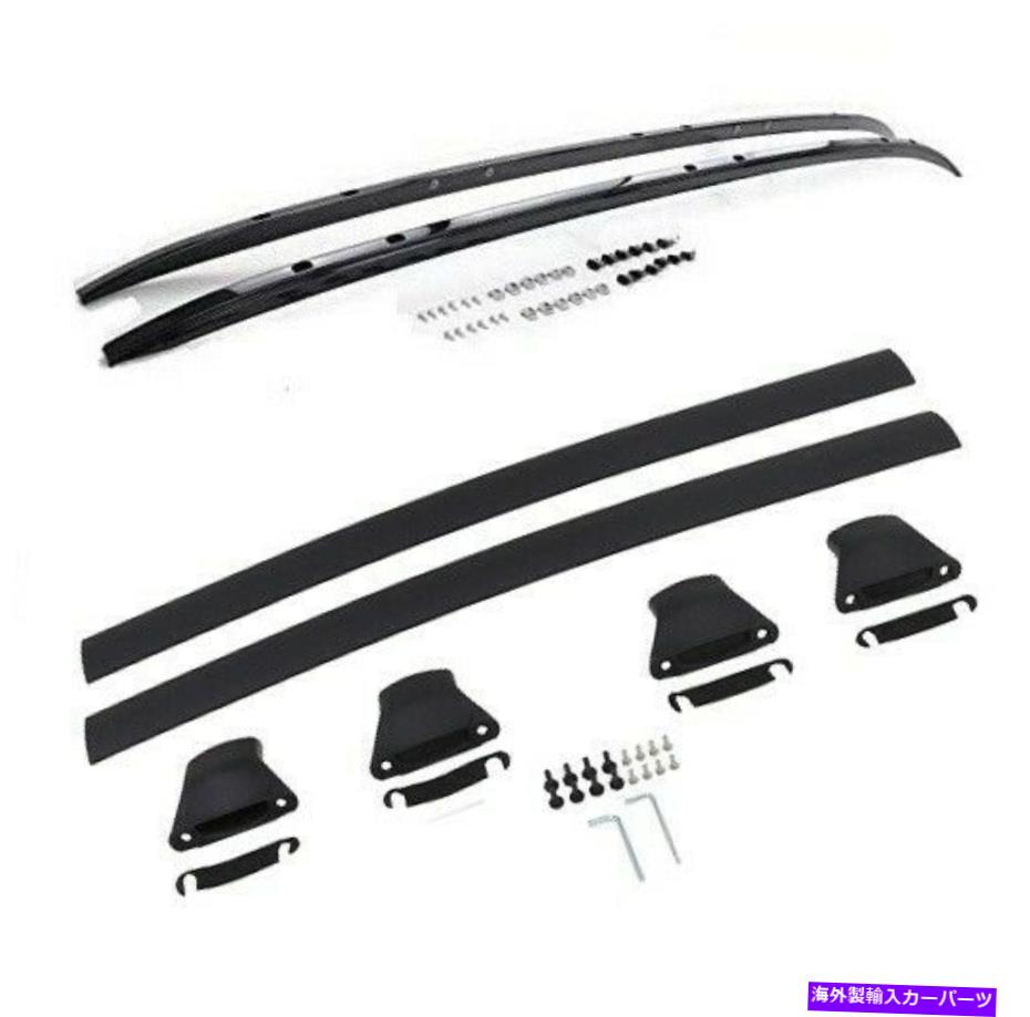 ルーフキャリア 4pブラックマツダCX9 CX-9 2016-2022ルーフラックレールクロスバー荷物キャリア 4P black for Mazda CX9 CX-9 2016-2022 Roof Rack Rail Cross bar luggage carrier【並行輸入品】