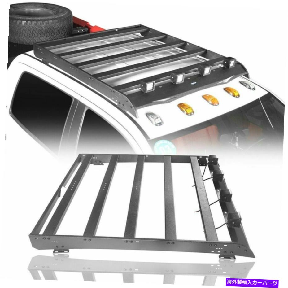 ルーフキャリア トヨタツンドラ2014-2021クルーマックスのスチールルーフラック荷物キャリア貨物所有者 Steel Roof Rack Luggage Carrier Cargo Holder For Toyota Tundra 2014-2021 Crewmax【並行輸入品】