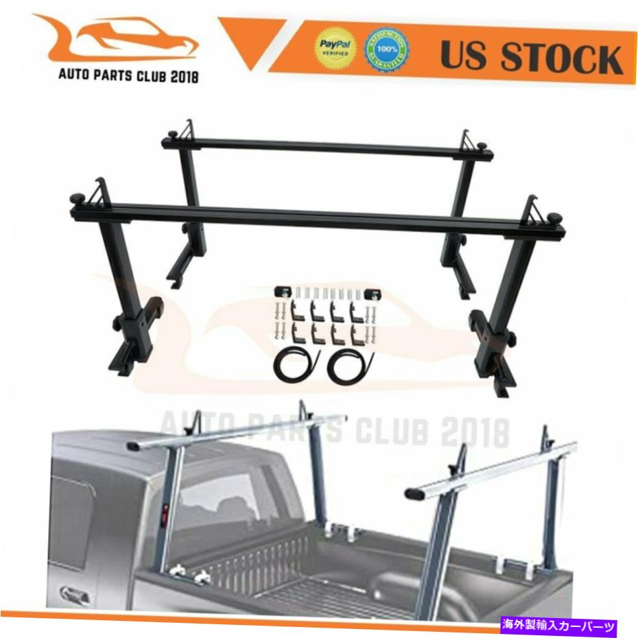ルーフキャリア 71 "ユニバーサルアルミニウムブラックピックアップトラックラダーラック荷物貨物 For 71" Universal Aluminum Black Pick-Up Truck Ladder Rack Luggage Cargo【並行輸入品】｜Us Custom Parts Shop USDM
