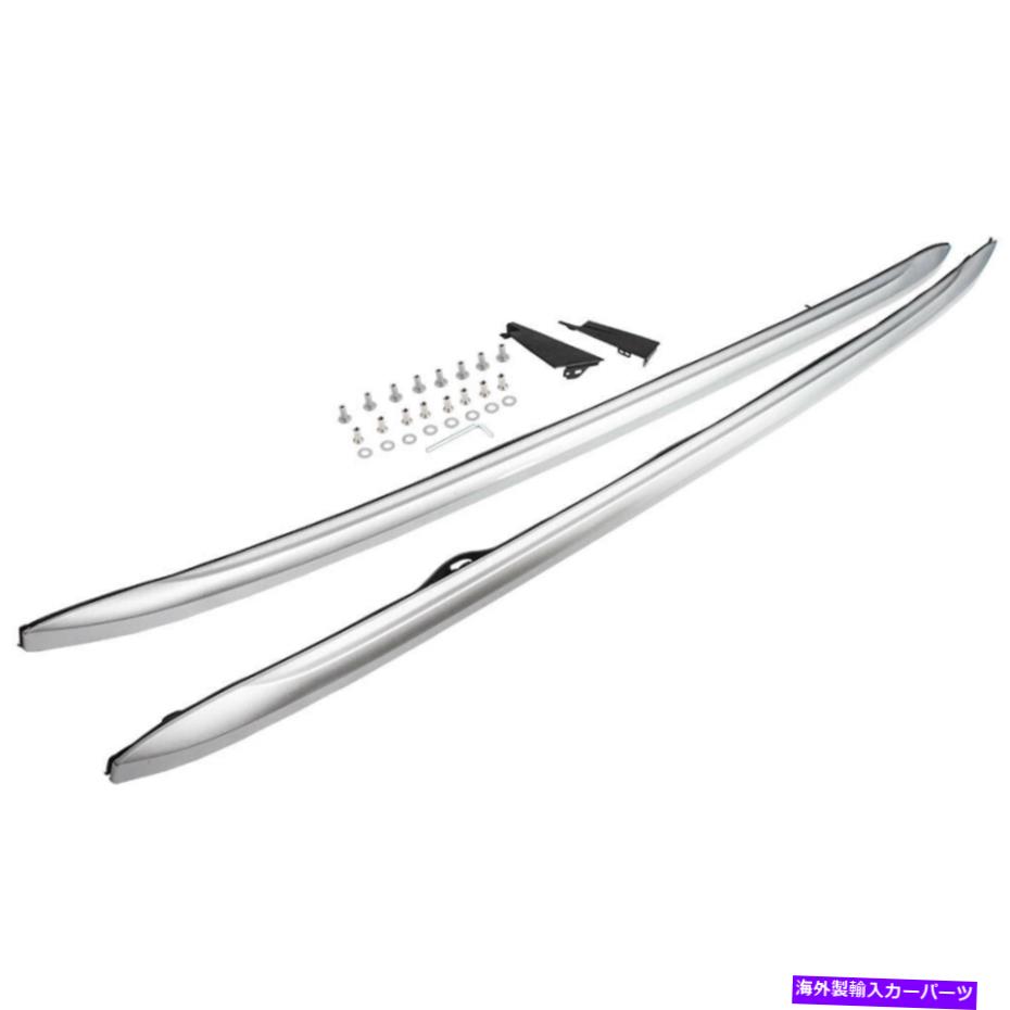 ルーフキャリア ホンダパイロット用シルバーアルミニウムルーフレールラックサイドバー2016-17-18-19-20 2 Pcs Silver Aluminum Roof Rail Rack Side Bars for Honda Pilot 2016-17-18-19-20【並行輸入品】