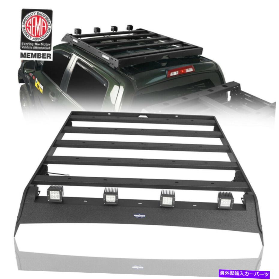 ルーフキャリア クルーマックスルーフ荷物荷物キャリア荷物ラックサポートトヨタツンドラ07-13 Crewmax Roof Luggage Carrier Baggage Rack Support Black For Toyota Tundra 07-13【並行輸入品】｜Us Custom Parts Shop USDM