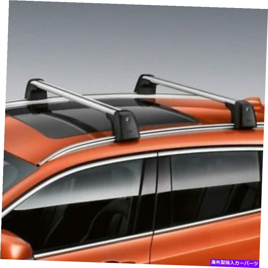 ルーフキャリア BMW X4 F26ルーフラックベースバー荷物貨物レール2014-2017本物のOEM BMW X4 F26 Roof Rack Base Bars Luggage Cargo Rails 2014-2017 Genuine OEM【並行輸入品】