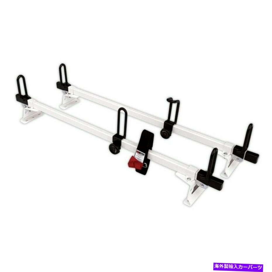 ルーフキャリア VantechユニバーサルアルミニウムM2000ラダールーフバンラックw/ 50 "バーホワイト Vantech Universal Aluminum M2000 Ladder roof Van Rack w/ 50" Bars White【並行輸入品】｜Us Custom Parts Shop USDM