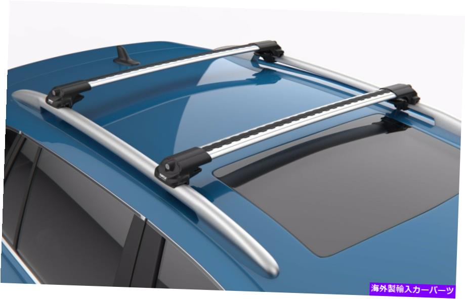 ルーフキャリア タートルシルバーエアV1ルーフラックスバルXV CrossTrek 2018-2022用クロスバー Turtle Silver Air V1 Roof Racks Cross Bar for Subaru XV Crosstrek 2018-2022【並行輸入品】