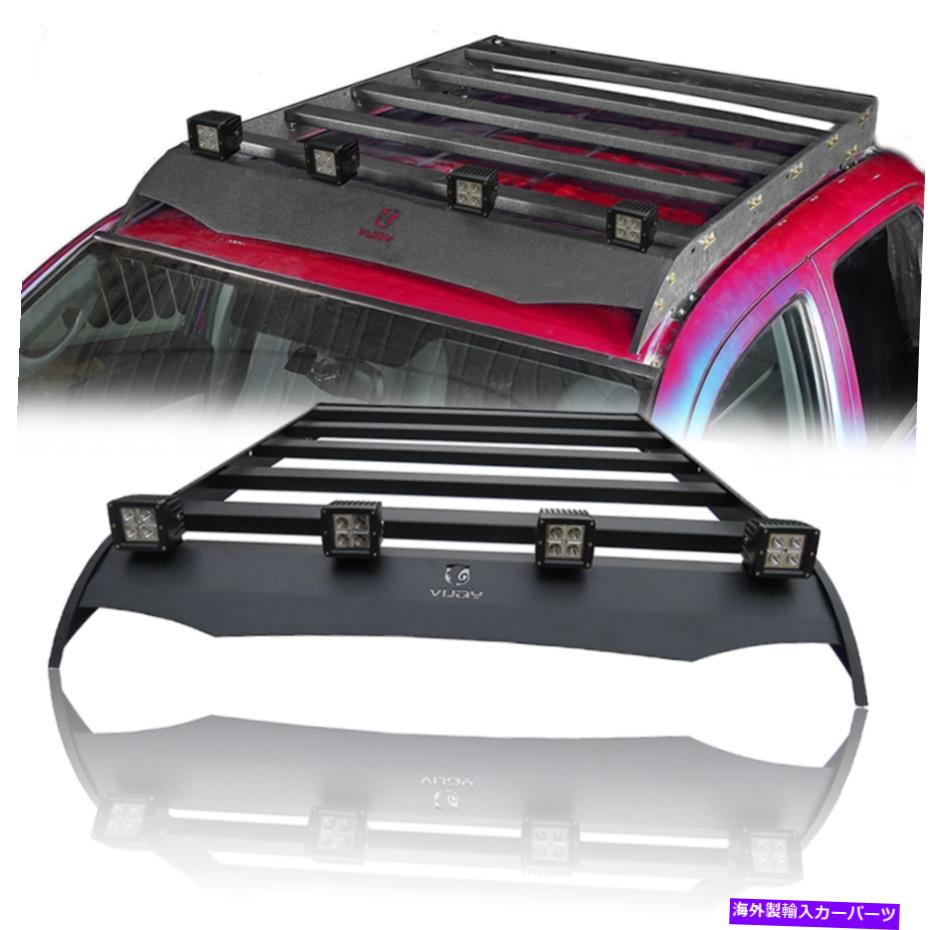 ルーフキャリア 2005年から2015年のVijayブラックスチールルーフラック荷物キャリア Vijay Black Steel Roof Rack Luggage Carrier For 2005-2015 Toyota Tacoma （4-Door）【並行輸入品】｜Us Custom Parts Shop USDM