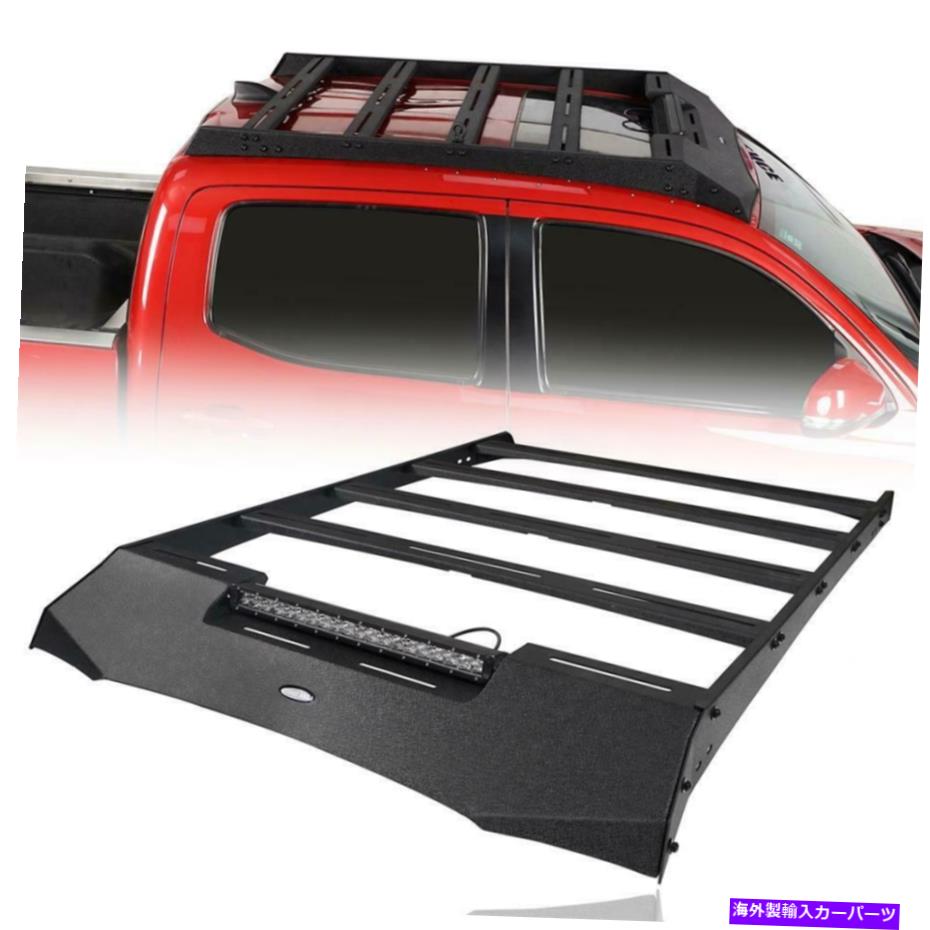 【楽天市場】ルーフキャリア 0522タコマ4ドアスチールルーフラッククロスバーキャリアバスケット付きキャリアバスケット For 0522