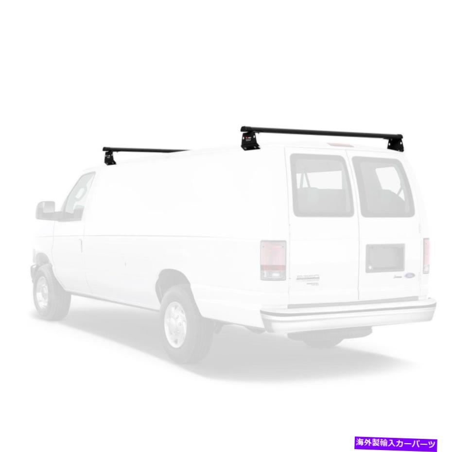 ルーフキャリア ヴァンティックブラックH3 2バーアルミニウムラダールーフラックフォードエコノリン1992-14 Vantech Black H3 2 Bar Aluminum Ladder Roof Rack Ford Econoline 1992-14【並行輸入品】｜Us Custom Parts Shop USDM
