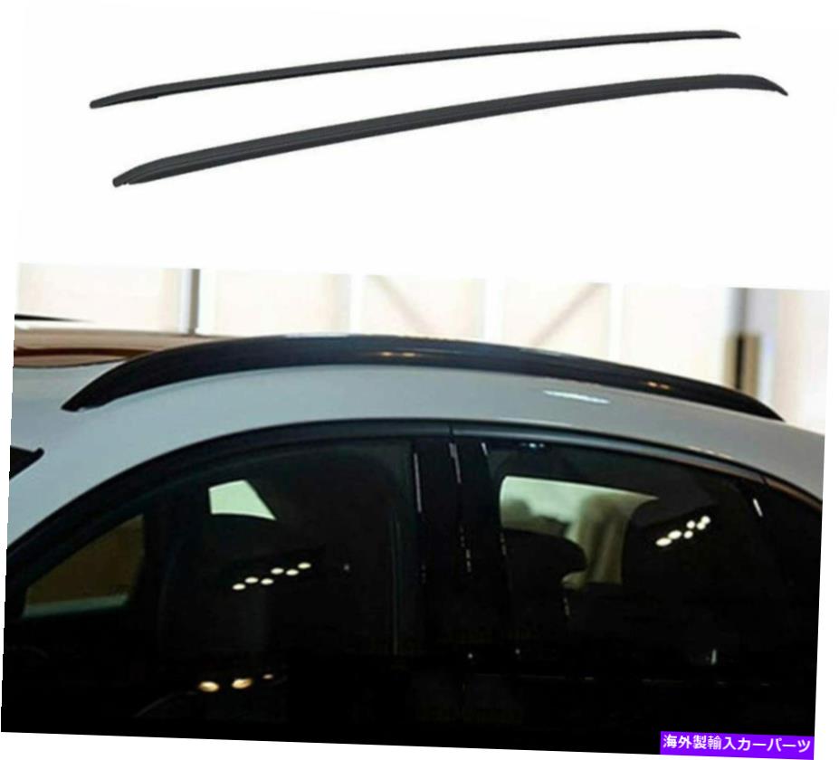 ルーフキャリア 2PCSアルミニウムトップルーフレールラックサイドレールバーBMW X4 G02 2019 2020のフィット 2Pcs Aluminum Top Roof Rail Rack Side Rail Bar Fits for BMW X4 G02 2019 2020【並行輸入品】