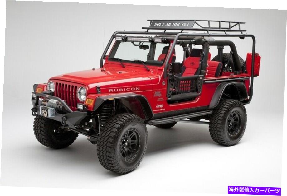 ルーフキャリア ボディアーマー1997-2006ラングラーカーゴルーフラックボックス1/2 TJ-6124-1 Body Armor 1997-2006 Wrangler Cargo Roof Rack Box 1 Of 2 TJ-6124-1【並行輸入品】