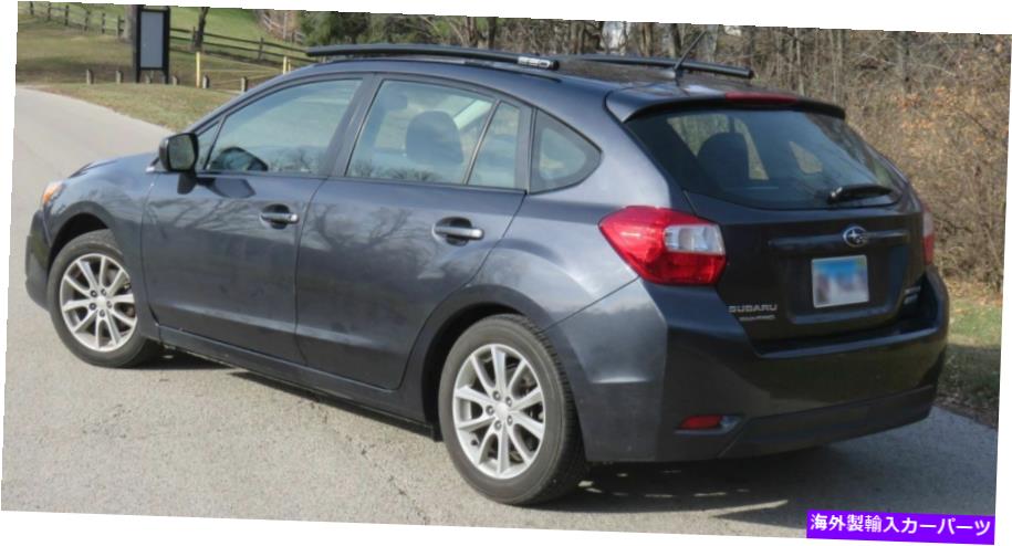 ルーフキャリア フィット; 2016 Subaru Impreza 5 DR、サイドルーフレール、ラック、黒いパウダーコーティングステンレス Fits;2016 Subaru Impreza 5 DR,Side Roof Rails,Rack,Black Powder Coated Stainless【並行輸入品】｜Us Custom Parts Shop USDM