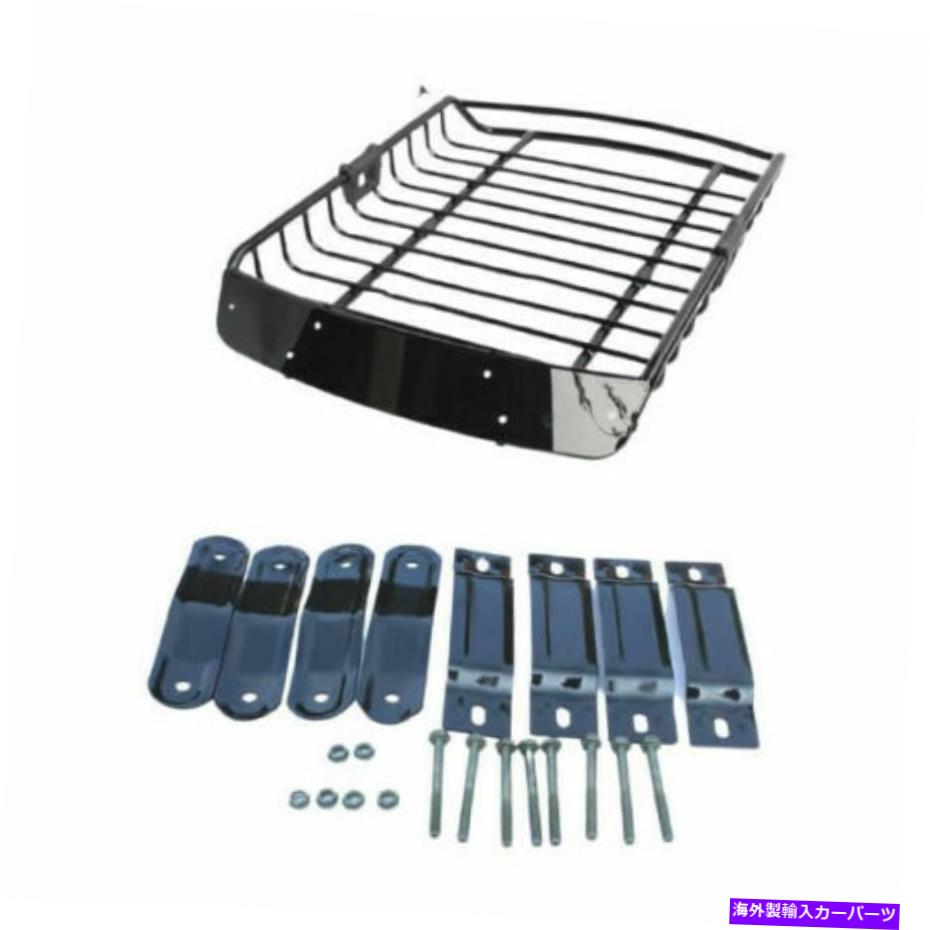 ルーフキャリア ユニバーサルルーフラックバスケットカートラック荷物キャリア貨物ホルダートラベルストレージ Universal Roof Rack Basket Car Truck Luggage Carrier Cargo Holder Travel Storage【並行輸入品】