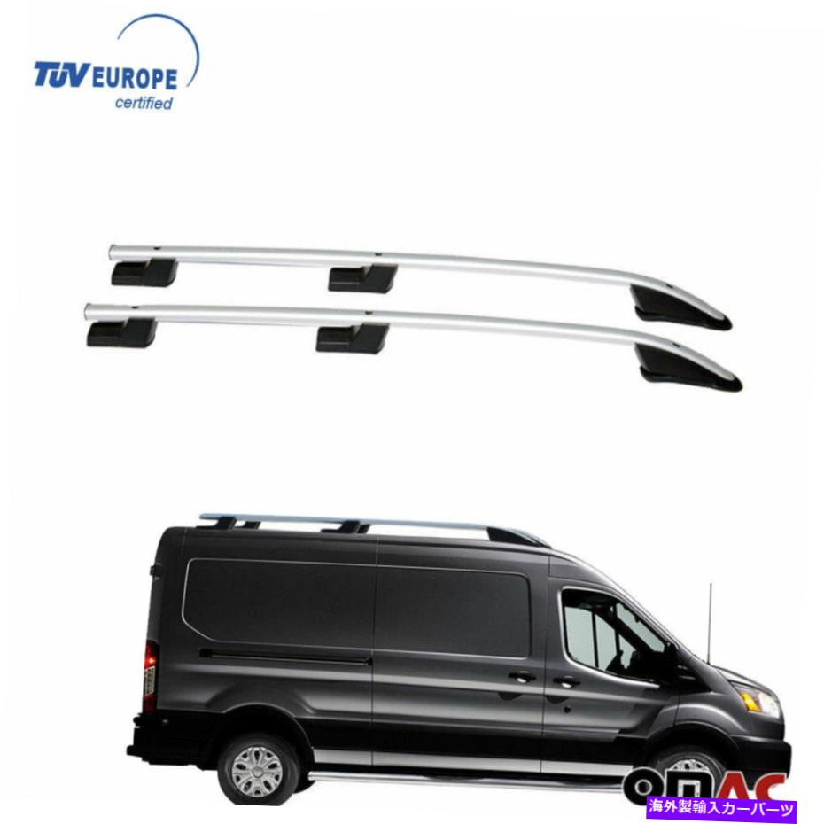 ルーフキャリア シルバートップルーフラックサイドレールバーアルミニウム2 PC。 Ford Transit 2014-2022の場合 Silver Top Roof Rack Side Rails Bars Aluminum 2 Pcs. For Ford Transit 2014-2022【並行輸入品】|Us Custom Parts Shop USDM