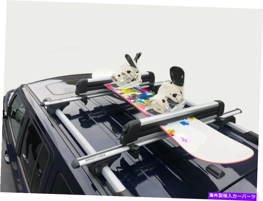 ルーフキャリア ブライトラインクロスバールーフスキーラックコンボ2003-2014ボルボXC70に互換性 BRIGHTLINES Cross Bars Roof Ski Rack Combo Compatible For 2003-2014 Volvo XC70【並行輸入品】｜Us Custom Parts Shop USDM