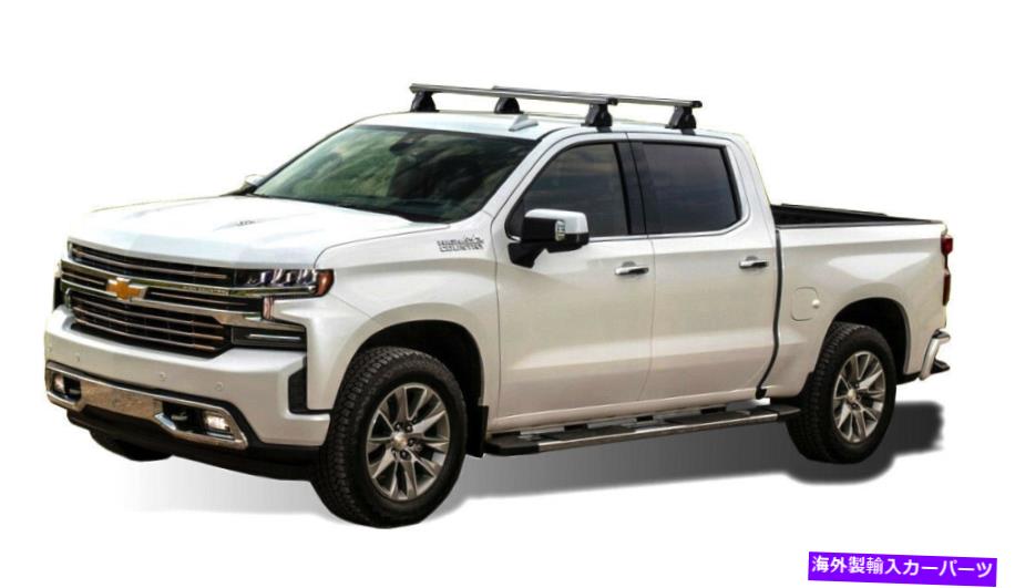 ルーフキャリア ブラックホーストラベラークロスバーシルバーフィット2013-2022シボレーシルバラド1500 Black Horse Traveler Cross Bar Silver fit 2013-2022 Chevrolet Silverado 1500【並行輸入品】｜Us Custom Parts Shop USDM
