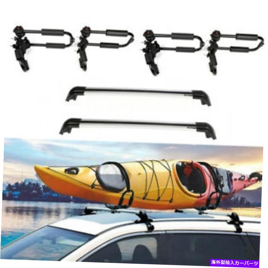 ルーフキャリア 2015-2017 Kia Sorento Crossbarルーフラックアルミキャリア＆カヤックストレージ Fits 2015-2017 KIA Sorento Crossbar roof rack Aluminum Carrier & kayak storage【並行輸入品】