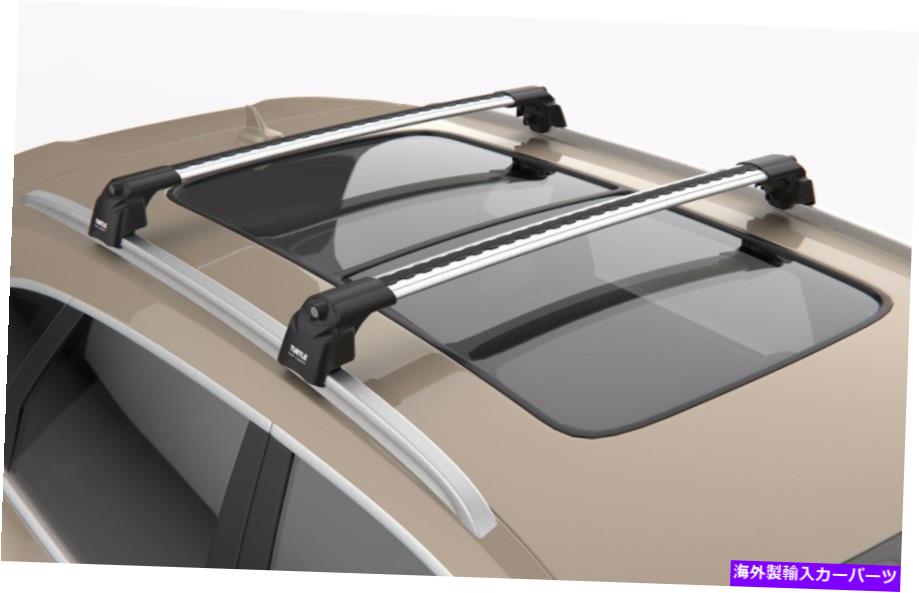 ルーフキャリア タートルエア2ルーフラック、kia soul x-line 2020-2021-2022のクロスバーシルバーカラー Turtle AIR2 Roof Rack, Cross Bar Silver Color for Kia Soul X-Line 2020-2021-2022【並行輸入品】