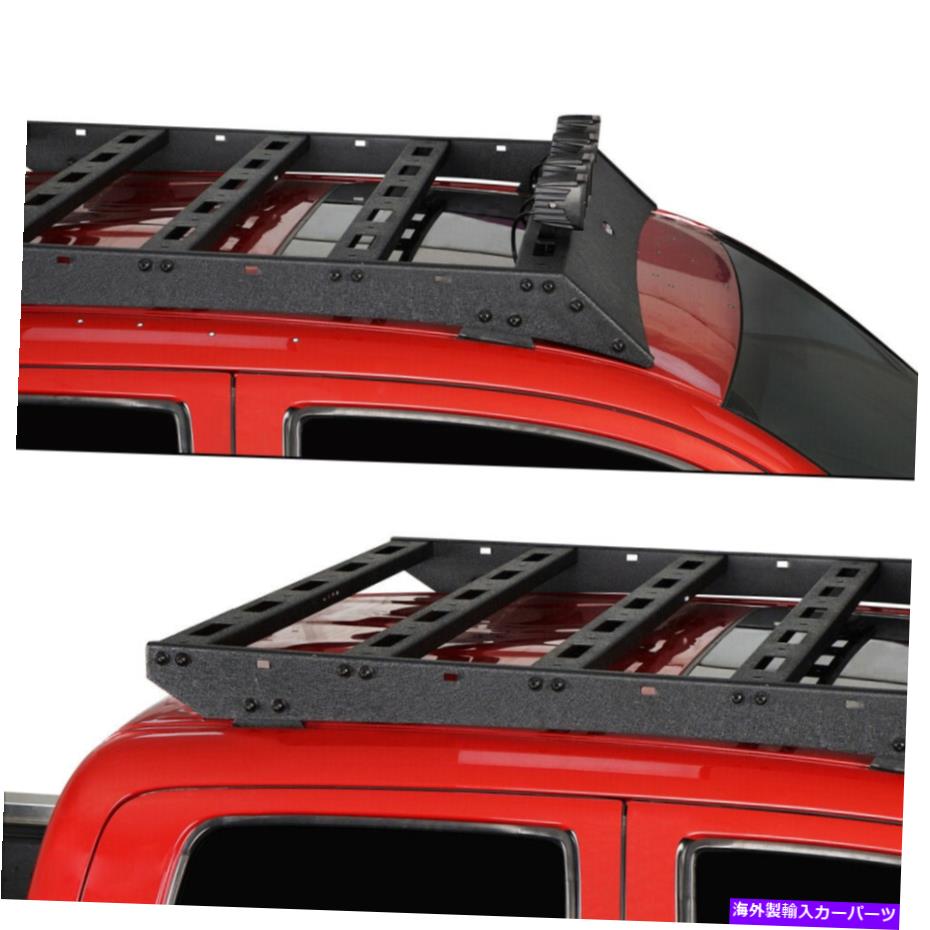 ルーフキャリア トップルーフラッククロスバースチールバスケットアセンブリフィットトヨタタコマ05-22アクセスキャブ TOP ROOF RACK CROSS BAR STEEL BASKET ASSEMBLY FIT TOYOTA TACOMA 05-22 ACCESS CAB【並行輸入品】