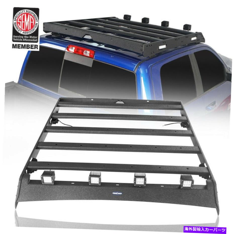 ルーフキャリア スチール荷物キャリア手荷物ルーフラックバスケットダッジラム1500 09-18 4ドア Steel Luggage Carrier Baggage Roof Rack Basket for Dodge Ram 1500 09-18 4-Door【並行輸入品】|Us Custom Parts Shop USDM