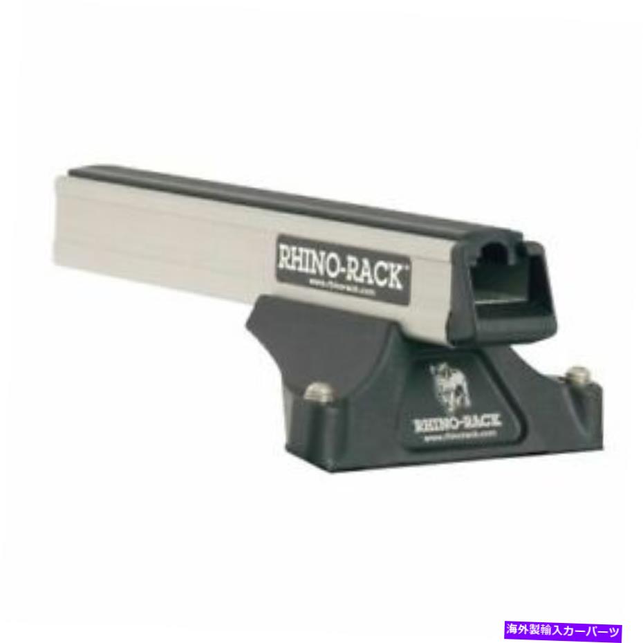 ルーフキャリア RhinoラックJA6208ヘビーデューティRLTP 1バールーフラック - シルバー新しい Rhino Rack JA6208 Heavy Duty RLTP 1 Bar Roof Rack - Silver NEW【並行輸入品】