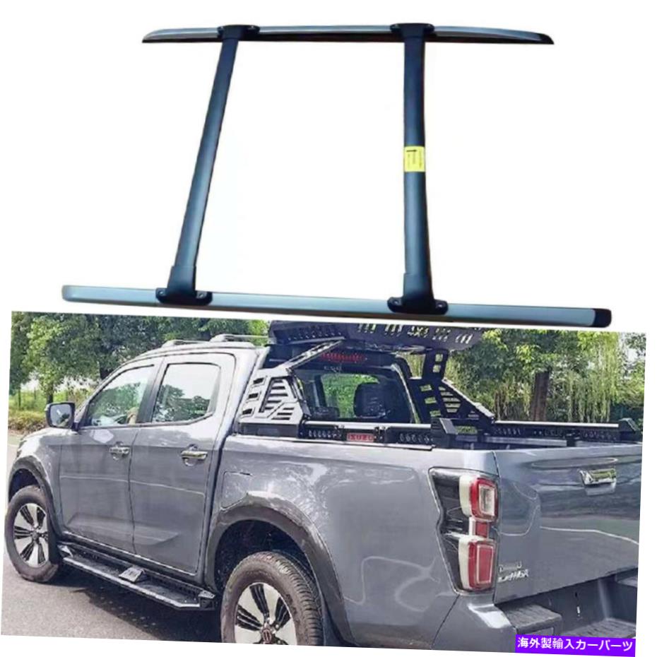 ルーフキャリア 4pcsに適しているのはisuzu d-max dmax 2020 2021 2022ルーフレールラッククロスバークロスバー 4Pcs Fit for ISUZU D-MAX DMAX 2020 2021 2022 Roof Rail Rack Crossbars Cross Bars【並行輸入品】