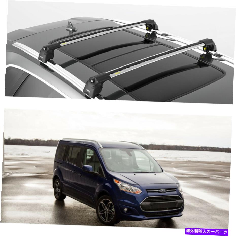 ルーフキャリア 2 PCSタートルシルバーエアV2フォードトランジットコネクトルーフクロスバー2014-2022 2 Pcs Turtle Silver Air V2 Ford Transit Connect Roof Cross Bars 2014-2022【並行輸入品】 92,686円